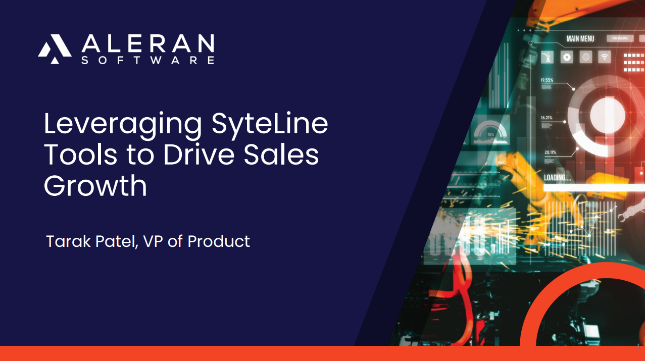 Leveraging SyteLine tools to drive sales growth